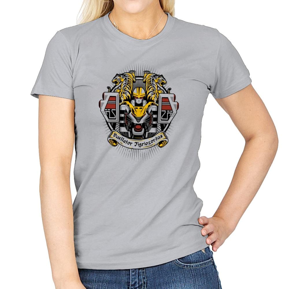 Duellator Tigriozordus - Zordwarts - Womens T-Shirts RIPT Apparel Small / Sport Grey