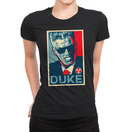 Duke - Womens Premium T-Shirts RIPT Apparel Small / Black