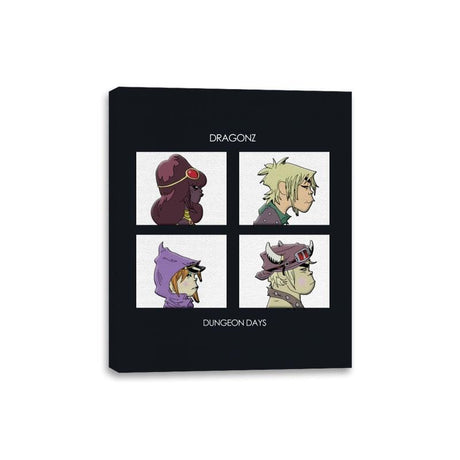 Dungeon Days - Canvas Wraps Canvas Wraps RIPT Apparel 8x10 / Black