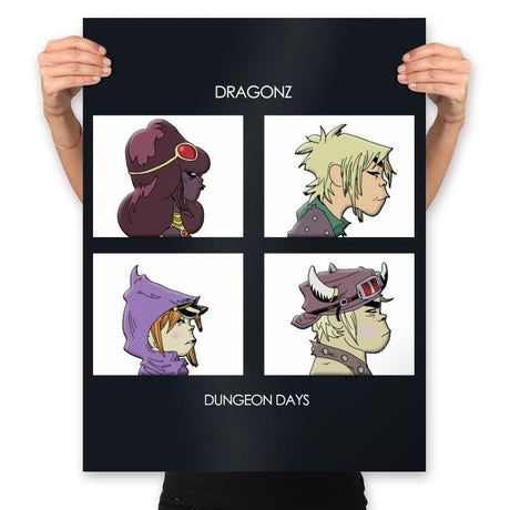 Dungeon Days - Prints Posters RIPT Apparel 18x24 / Black