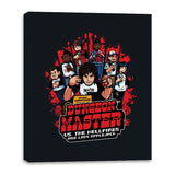 Dungeon Master vs. The Hellfires and Lady Applejack - Canvas Wraps Canvas Wraps RIPT Apparel 16x20 / Black