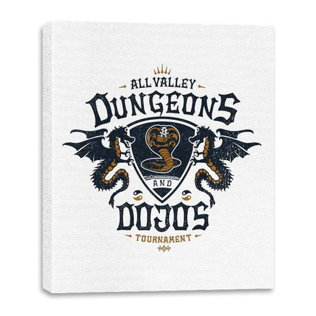 Dungeons and Dojos - Canvas Wraps Canvas Wraps RIPT Apparel 16x20 / White