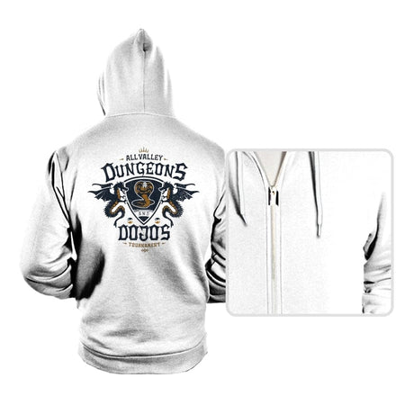 Dungeons and Dojos - Hoodies Hoodies RIPT Apparel Small / White