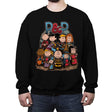 Dungeons and Peanuts - Crew Neck Sweatshirt Crew Neck Sweatshirt RIPT Apparel Small / Black