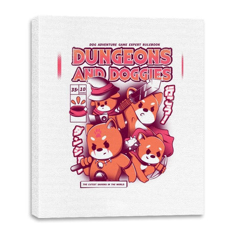 Dungeons & Doggies - Canvas Wraps Canvas Wraps RIPT Apparel 16x20 / White