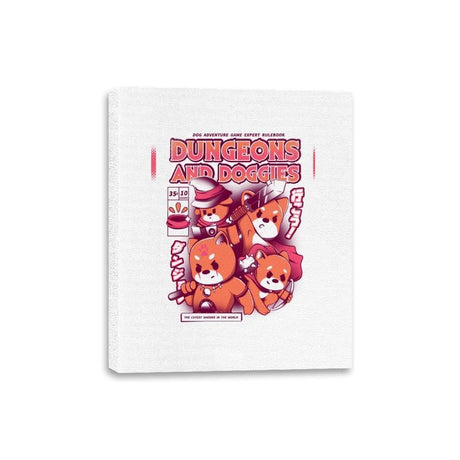 Dungeons & Doggies - Canvas Wraps Canvas Wraps RIPT Apparel 8x10 / White