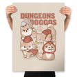 Dungeons & Doggos - Prints Posters RIPT Apparel 18x24 / Natural