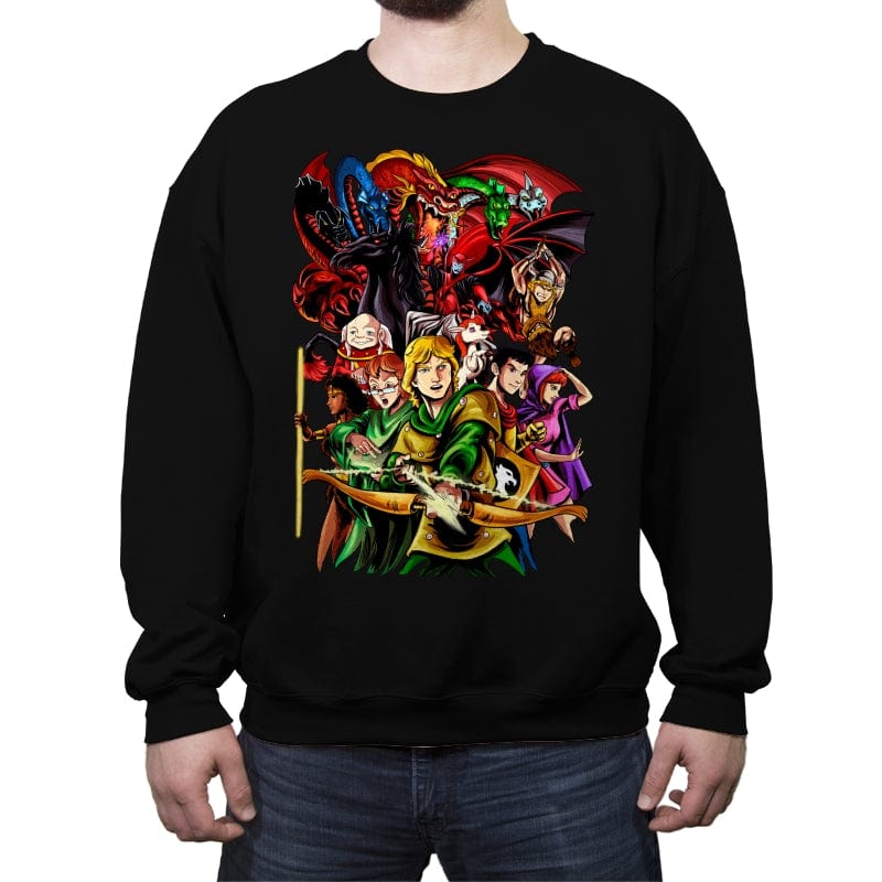 Dungeons & Dragons - Crew Neck Sweatshirt Crew Neck Sweatshirt RIPT Apparel Small / Black