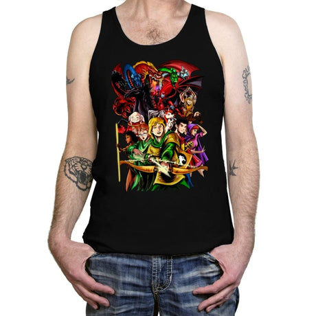 Dungeons & Dragons - Tanktop Tanktop RIPT Apparel X-Small / Black