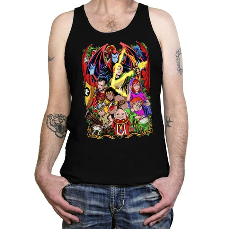 Dungeons & Dragons - Tanktop Tanktop RIPT Apparel X-Small / Black