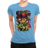 Dungeons & Dragons - Womens Premium T-Shirts RIPT Apparel Small / Turquoise