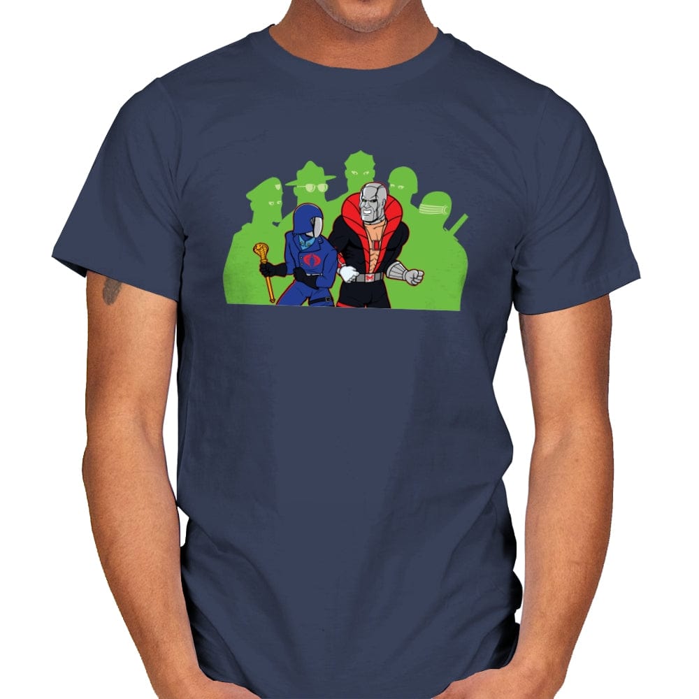 Dynamic Cobra Duo - Mens T-Shirts RIPT Apparel Small / Navy