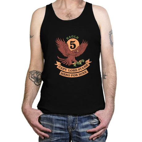 Eagle 5 - 80s scifi movie  - Tanktop Tanktop RIPT Apparel X-Small / Black