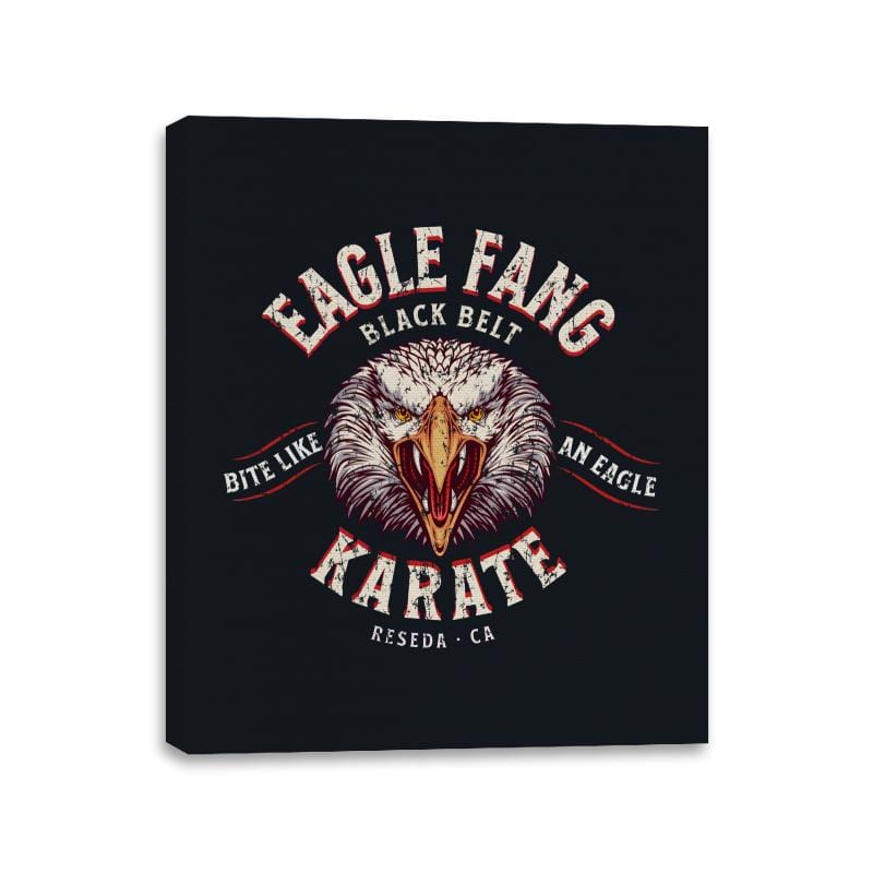 Eagle Fang Black Belt Karate - Canvas Wraps Canvas Wraps RIPT Apparel 11x14 / Black