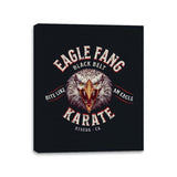 Eagle Fang Black Belt Karate - Canvas Wraps Canvas Wraps RIPT Apparel 11x14 / Black