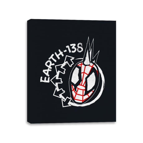 Earth-138 - Canvas Wraps Canvas Wraps RIPT Apparel 11x14 / Black