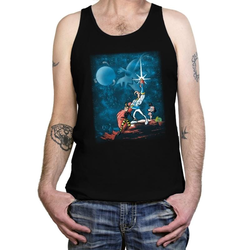 Earthworm Wars - Tanktop Tanktop RIPT Apparel X-Small / Black