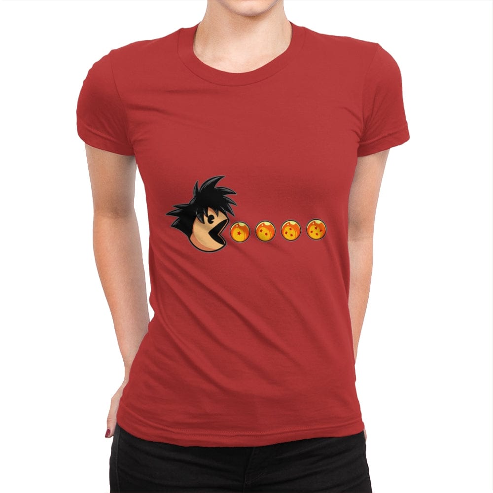 Eat Like Saiyan - Womens Premium T-Shirts RIPT Apparel Small / Red