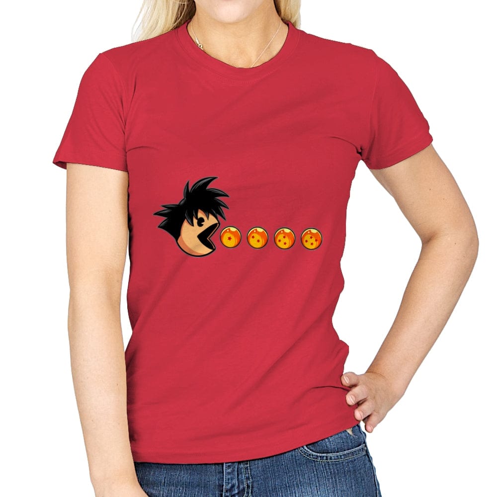 Eat Like Saiyan - Womens T-Shirts RIPT Apparel Small / Red