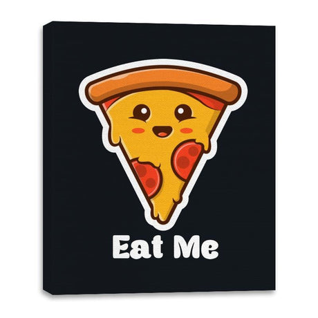 Eat Me - Canvas Wraps Canvas Wraps RIPT Apparel 16x20 / Black