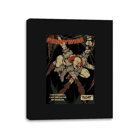 Eater of Worlds - Canvas Wraps Canvas Wraps RIPT Apparel 11x14 / Black