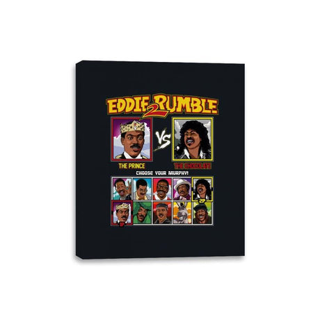 Eddie 2 Rumble - Retro Fighter Series - Canvas Wraps Canvas Wraps RIPT Apparel 8x10 / Black