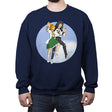 Eddie & Chrissy - Crew Neck Sweatshirt Crew Neck Sweatshirt RIPT Apparel Small / Navy