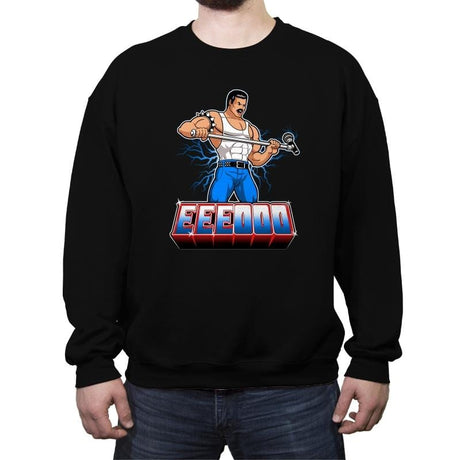 EEEOOO! - Crew Neck Sweatshirt Crew Neck Sweatshirt RIPT Apparel Small / Black