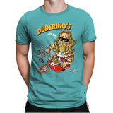 El Duderino's - Mens Premium T-Shirts RIPT Apparel Small / Tahiti Blue