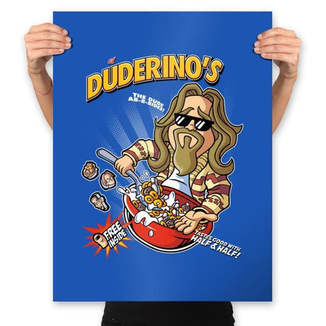 El Duderino's - Prints Posters RIPT Apparel 18x24 / Royal