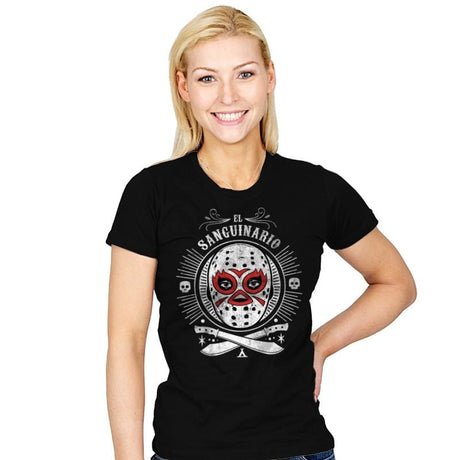 El Sanguinario - Womens T-Shirts RIPT Apparel Small / Black