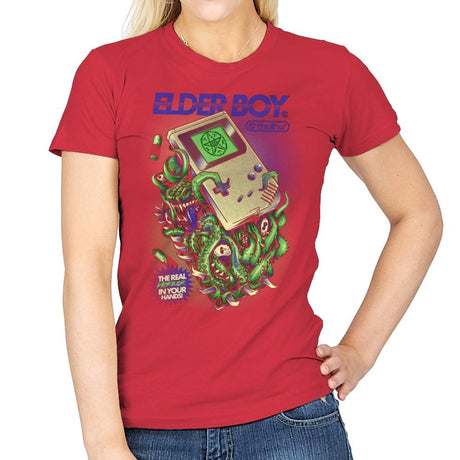 Elder Boy - Womens T-Shirts RIPT Apparel Small / Red