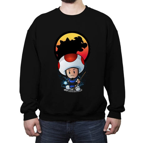 Electric Toad - Crew Neck Sweatshirt Crew Neck Sweatshirt RIPT Apparel Small / Black