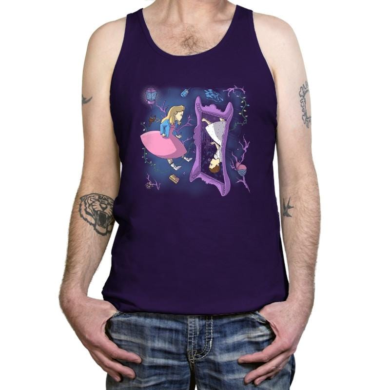 Eleven in Upside Downland Exclusive - Tanktop Tanktop RIPT Apparel X-Small / Team Purple