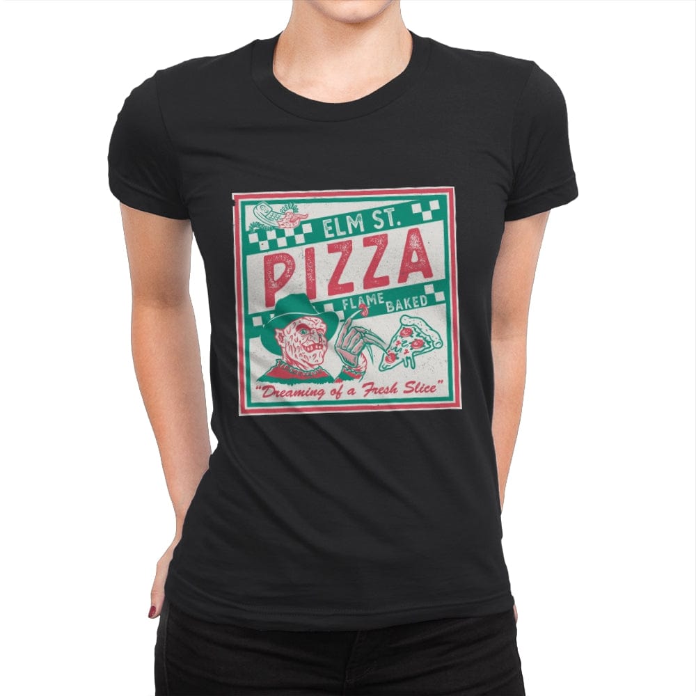 Elm St Pizza - Womens Premium