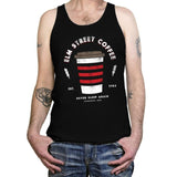 Elm Street Coffee - Tanktop Tanktop RIPT Apparel X-Small / Black