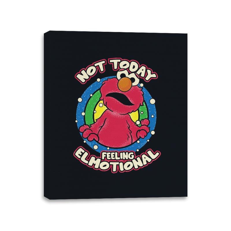 Elmotional - Canvas Wraps Canvas Wraps RIPT Apparel 11x14 / Black