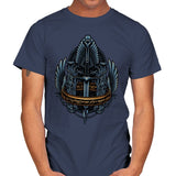 Emblem of a Forgotten King - Mens T-Shirts RIPT Apparel Small / Navy