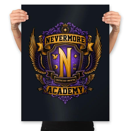 Emblem of the Academy - Prints Posters RIPT Apparel 18x24 / Black