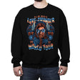 Emblem of the Thunder God - Crew Neck Sweatshirt Crew Neck Sweatshirt RIPT Apparel Small / Black