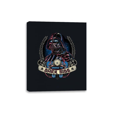 Embrace the Dark Side - Shirt Club - Canvas Wraps Canvas Wraps RIPT Apparel 8x10 / Black