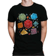 Embroidery Dice - Mens Premium T-Shirts RIPT Apparel Small / Black