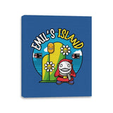 Emil's Island - Canvas Wraps Canvas Wraps RIPT Apparel 11x14 / Royal