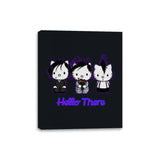 Emo Kitties - Canvas Wraps Canvas Wraps RIPT Apparel 8x10 / Black