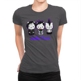 Emo Kitties - Womens Premium T-Shirts RIPT Apparel Small / Heavy Metal