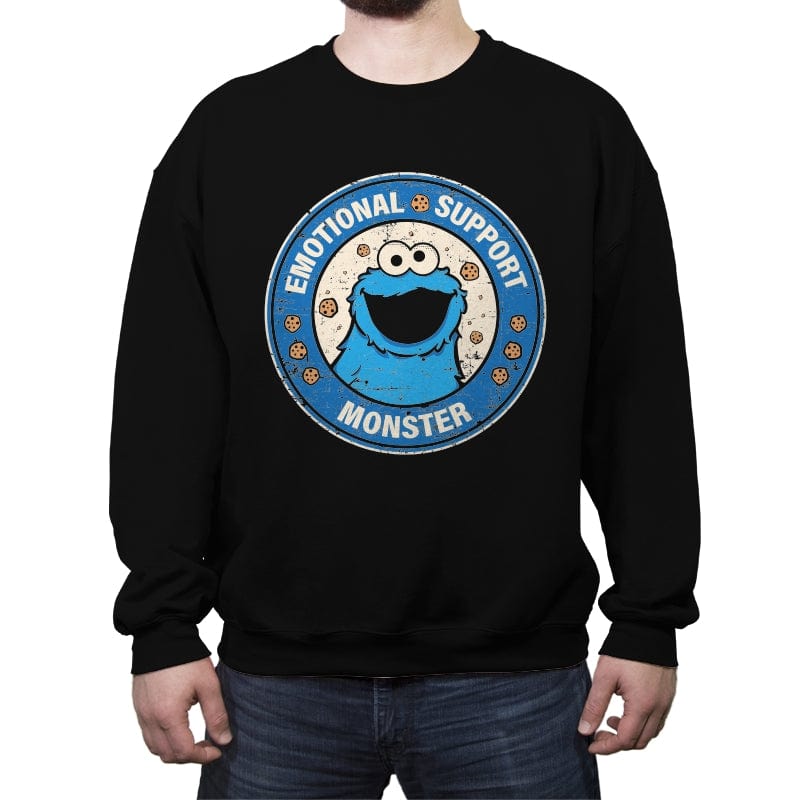 Emotional Support Monster - Crew Neck Sweatshirt