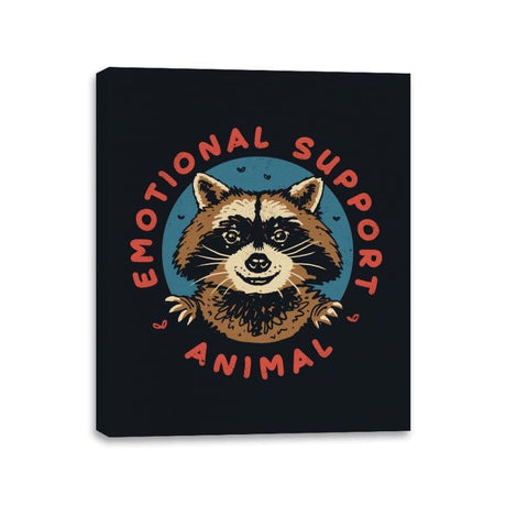 Emotional Trash - Canvas Wraps Canvas Wraps RIPT Apparel 11x14 / Black