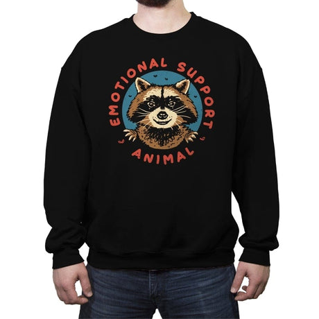 Emotional Trash - Crew Neck Sweatshirt Crew Neck Sweatshirt RIPT Apparel Small / Black