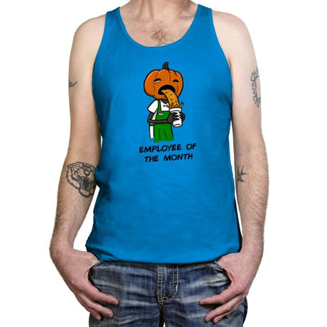 Employee of the Month - Tanktop Tanktop RIPT Apparel X-Small / Teal