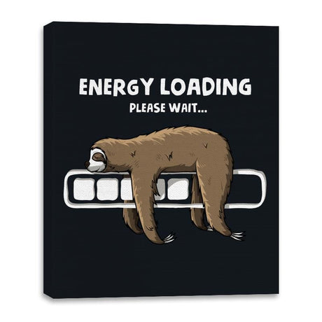 Energy loading - Canvas Wraps Canvas Wraps RIPT Apparel 16x20 / Black